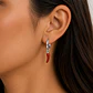 Aros Argolla Ají de la Suerte Acero Inoxidable Unisex - Miniatura 2