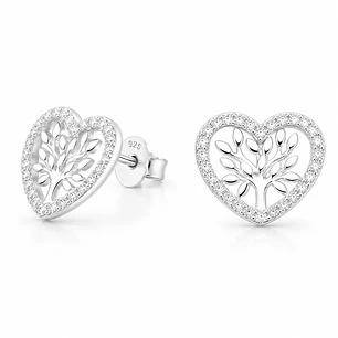 Aro Corazón Árbol de la Vida Circones Plata