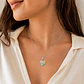 Charm Dije Corazón Girasol Plata 925 - Miniatura 2