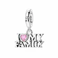 Charm Dije Yo Amo My Family Plata 925 - Miniatura 1