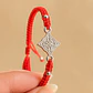 Pulsera Hilo Rojo Nudo de Bruja Protección Plata 925 - Miniatura 4