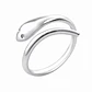 Anillo Serpiente Ajustable Acero Inoxidable    - Miniatura 1