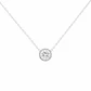 Collar Punto de Luz Circón Plata Ley 925 - Miniatura 1