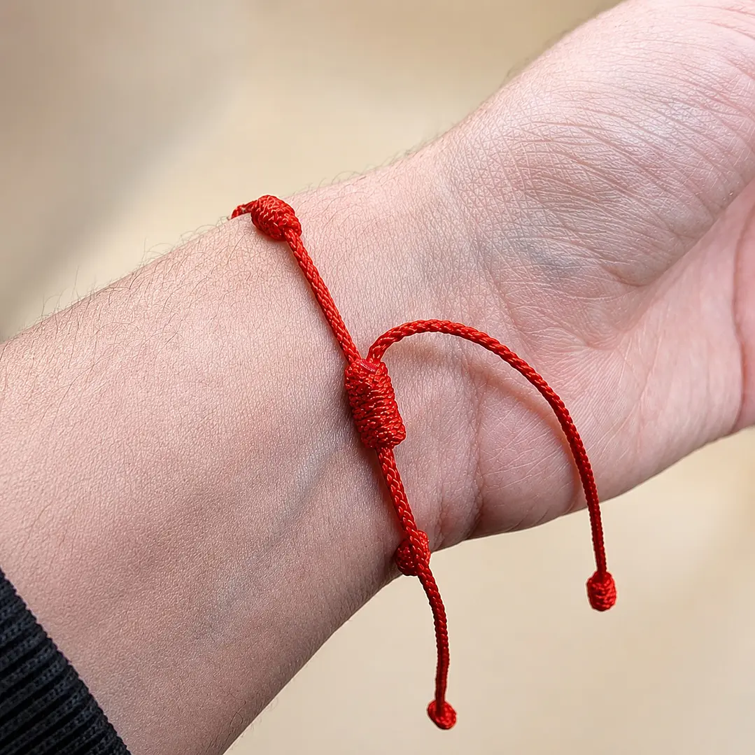 Pulsera Hilo Rojo 7 Nudos Protección Energía Positiva  5