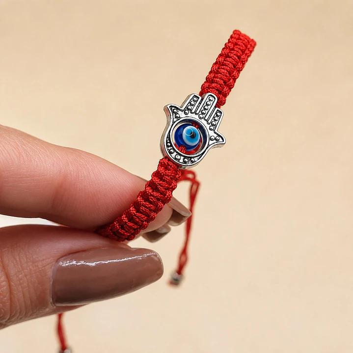 Pulsera Hilo Rojo Mano Fátima  Protección 3