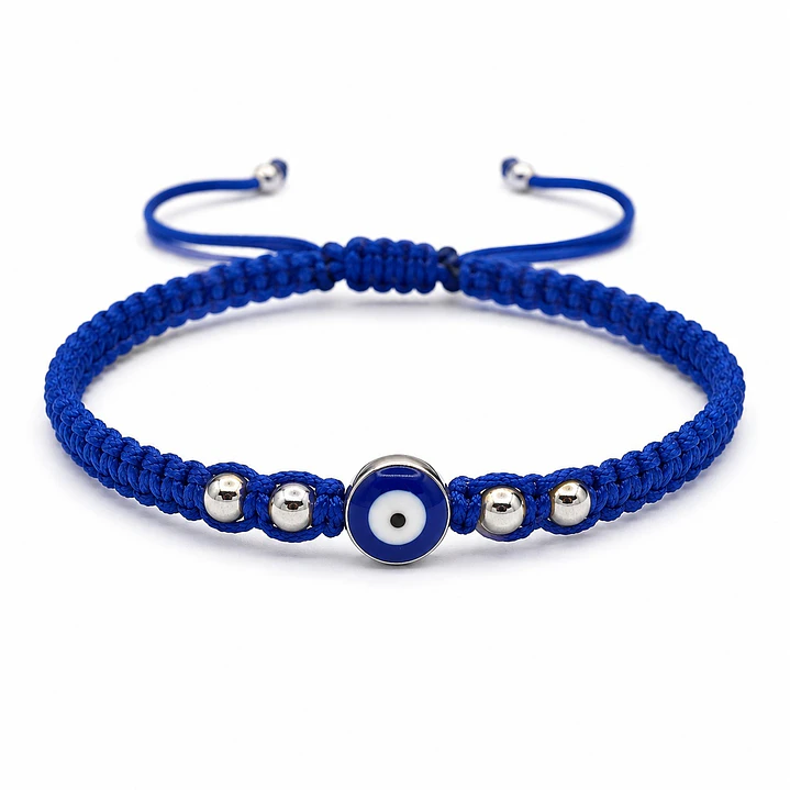 Pulsera Hilo Azul Ojo Turco Protección 1