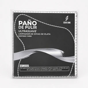 Paño para Limpieza de Joyas de Plata Ley 925