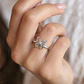 Anillo Ajustable Mariposa en Plata Ley 925 - Miniatura 2