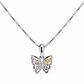 Collar Mariposa Minimalista Plata Ley 925 - Miniatura 1