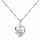 Collar Huella de Mascota Circón Plata Ley 925 - Miniatura 1
