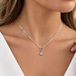 Collar Estrella Circón Plata Ley 925 - Miniatura 3