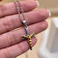 Collar Crucifijo Jesús en Acero Inoxidable - Miniatura 4