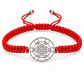 Pulsera Hilo Rojo Cubo de Metatrón Amuleto Protección - Miniatura 1