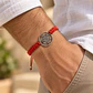 Pulsera Hilo Rojo Cubo de Metatrón Amuleto Protección - Miniatura 3