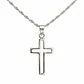 Collar Cruz Plata 925 Unisex - Miniatura 1