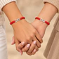 Pack 2 Pulsera Hilo Rojo Infinito Pareja Acero Inoxidable - Miniatura 4