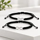Pack 2 Pulsera Hilo Negro Infinito Pareja Acero Inoxidable - Miniatura 2