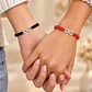 Pack 2 Pulsera Hilo Negro y Rojo Infinito Acero Inoxidable - Miniatura 3