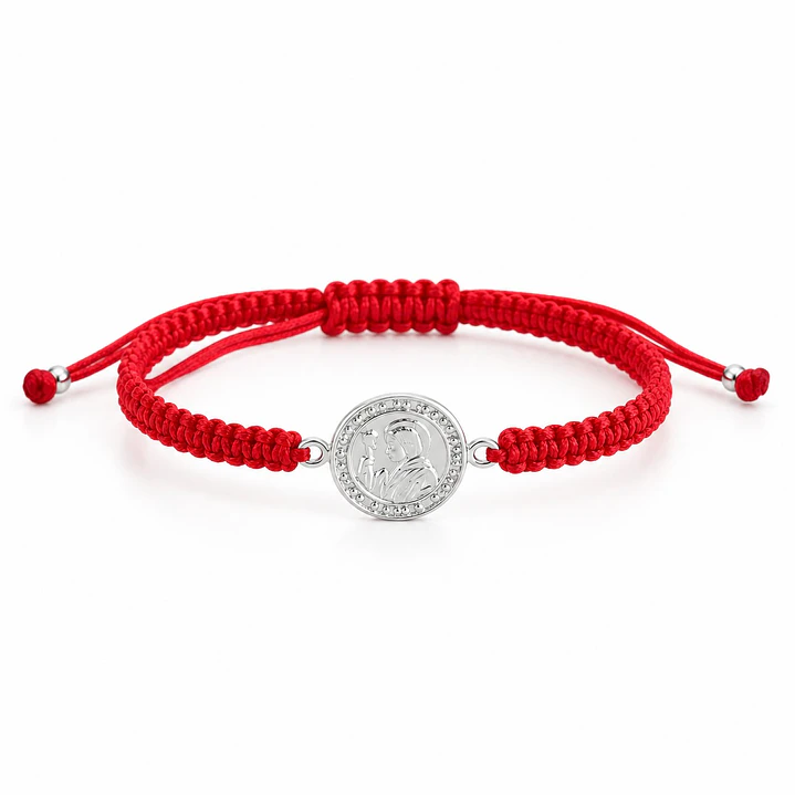 Pulsera Hilo Rojo Infantil para Niño Plata 925 1
