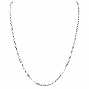 Cadena Turbillon 1.2mm Plata 925 60cm Unisex