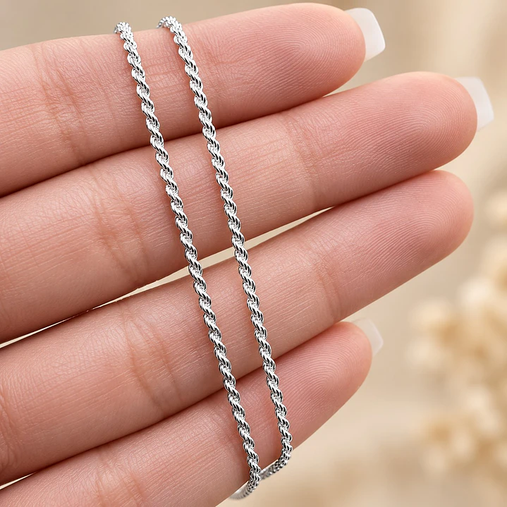 Cadena Turbillon 1.2mm Plata 925 60cm Unisex 3