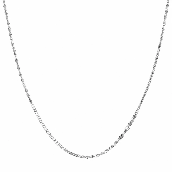 Cadena Singapur 1.5 mm 60cm Plata 925 Unisex 1