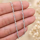 Cadena Singapur 1.5 mm 50cm Plata 925 Unisex - Miniatura 2