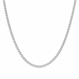 Cadena Grumet 2.4mm 60cm Plata 925 Unisex