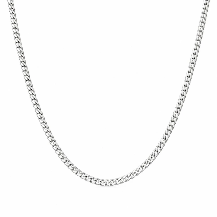 Cadena Grumet 2.4mm 60cm Plata 925 Unisex 1