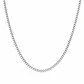 Cadena Grumet 2.4mm 60cm Plata 925 Unisex - Miniatura 1