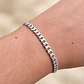 Pulsera Hombre en Plata 925 3mm Estilo Grumet  - Miniatura 4