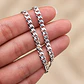 Pulsera Hombre en Plata 925 3mm Estilo Grumet  - Miniatura 5