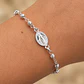 Pulsera Virgen María Plata 925 - Miniatura 2