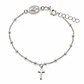 Pulsera Virgen María Cruz Plata 925 - Miniatura 1