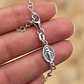 Pulsera Virgen María Cruz Plata 925 - Miniatura 4