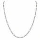 Cadena Estilo Cartier 3mm 60cm Plata 925 Unisex - Miniatura 1