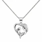 Collar Mamá e Hija Plata 925 con Tarjeta Emotiva | Regalo para Hija | Edición Limitada - Miniatura 3