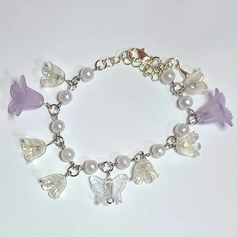 Pulsera Morada "Bouquet Bliss"