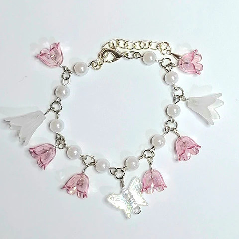 Pulsera Rosada "Bouquet Bliss"