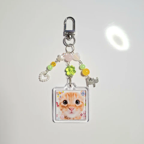 Llavero Gato Naranja