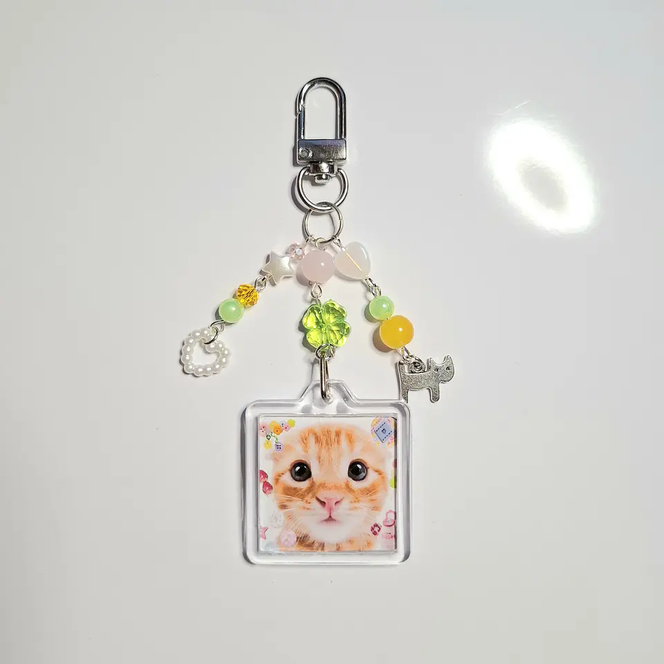 Llavero Gato Naranja 1