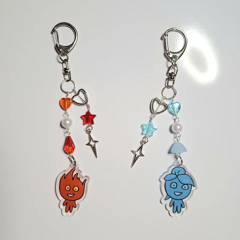 Llaveros "Fireboy & Watergirl"