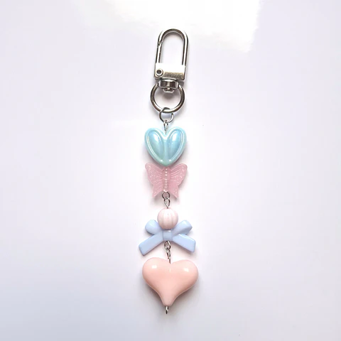 Llavero "Cotton Candy Heart"