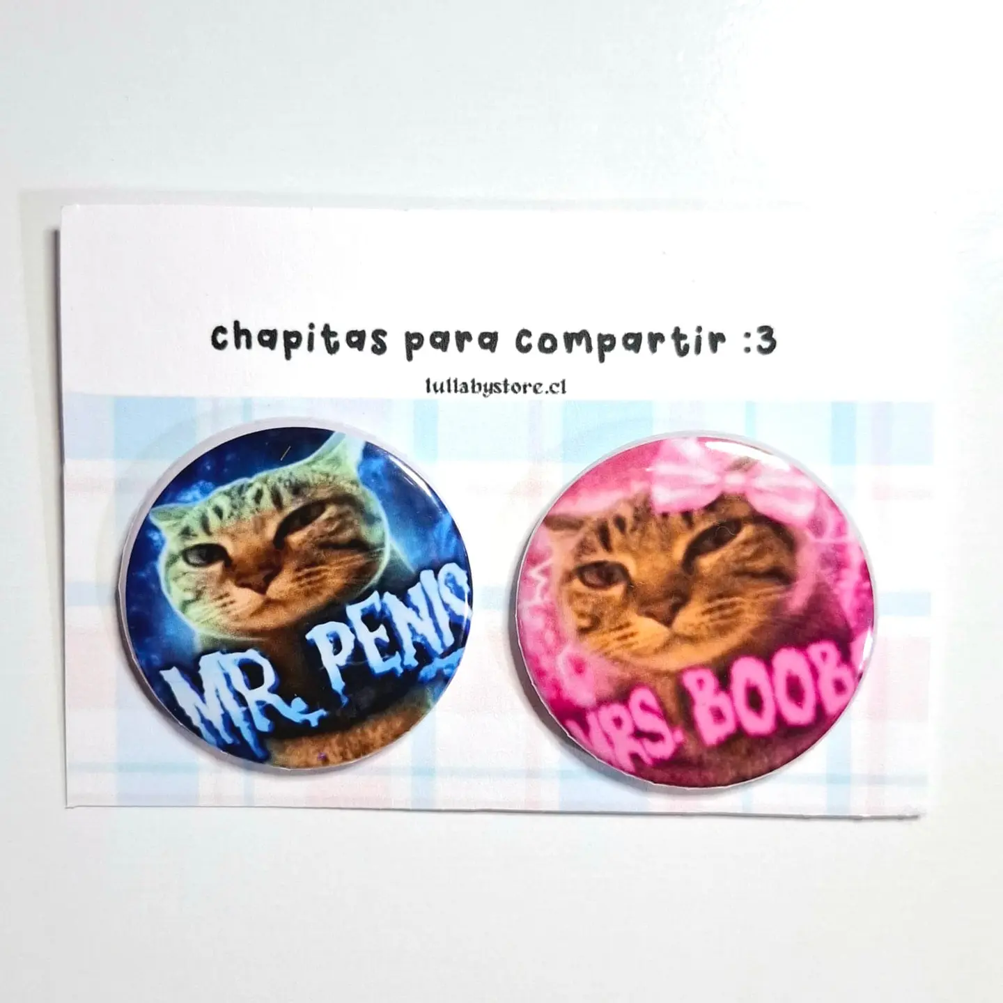 Set de Chapitas Mr y Mrs 1