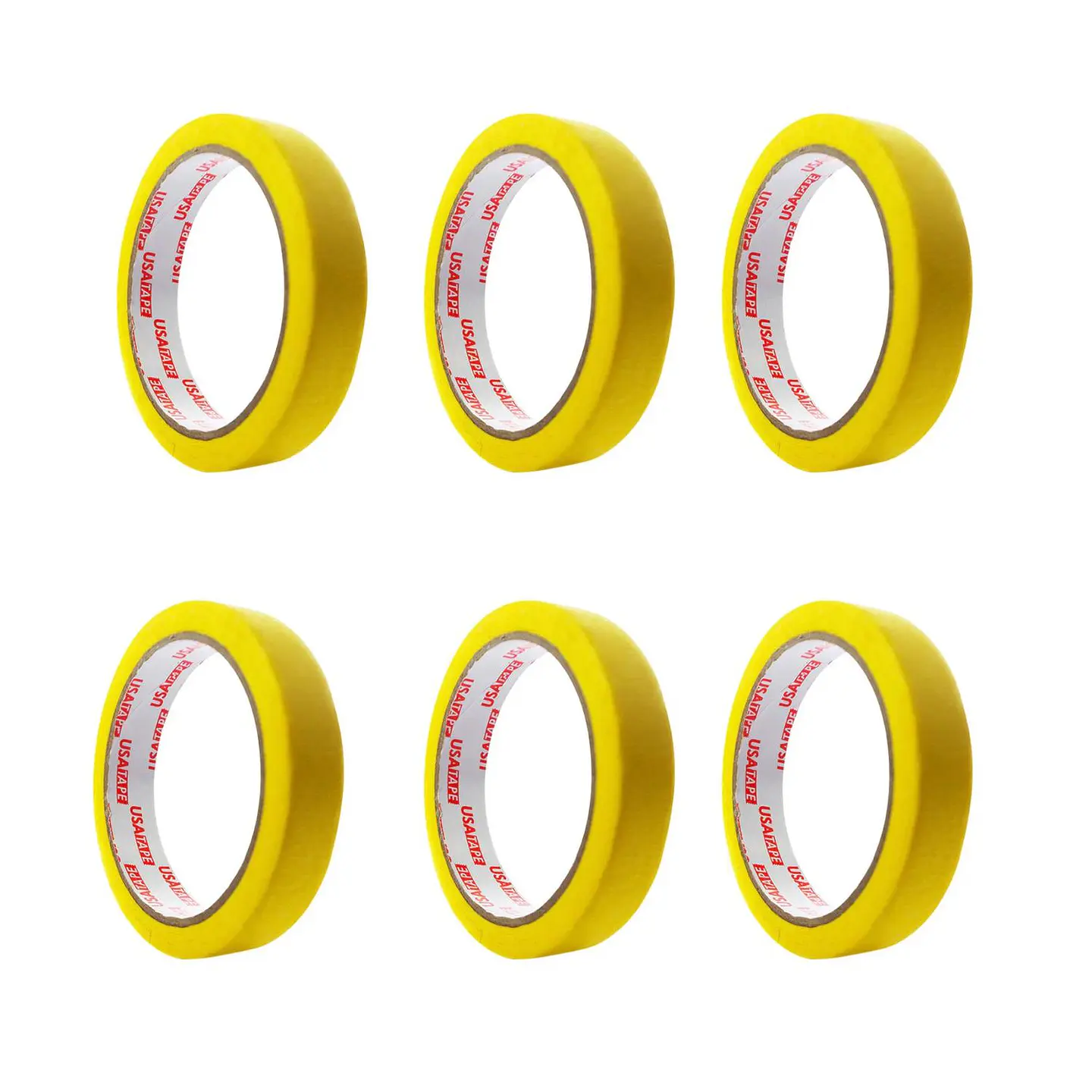 Cinta Enmascarar Masking Tape Color 18mmx20m 6 Unid 4