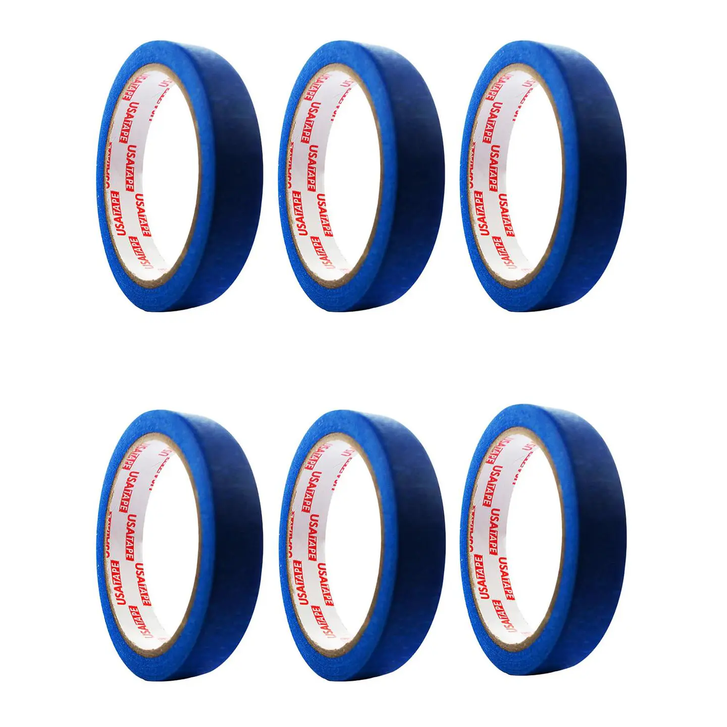 Cinta Enmascarar Masking Tape Color 18mmx20m 6 Unid 6