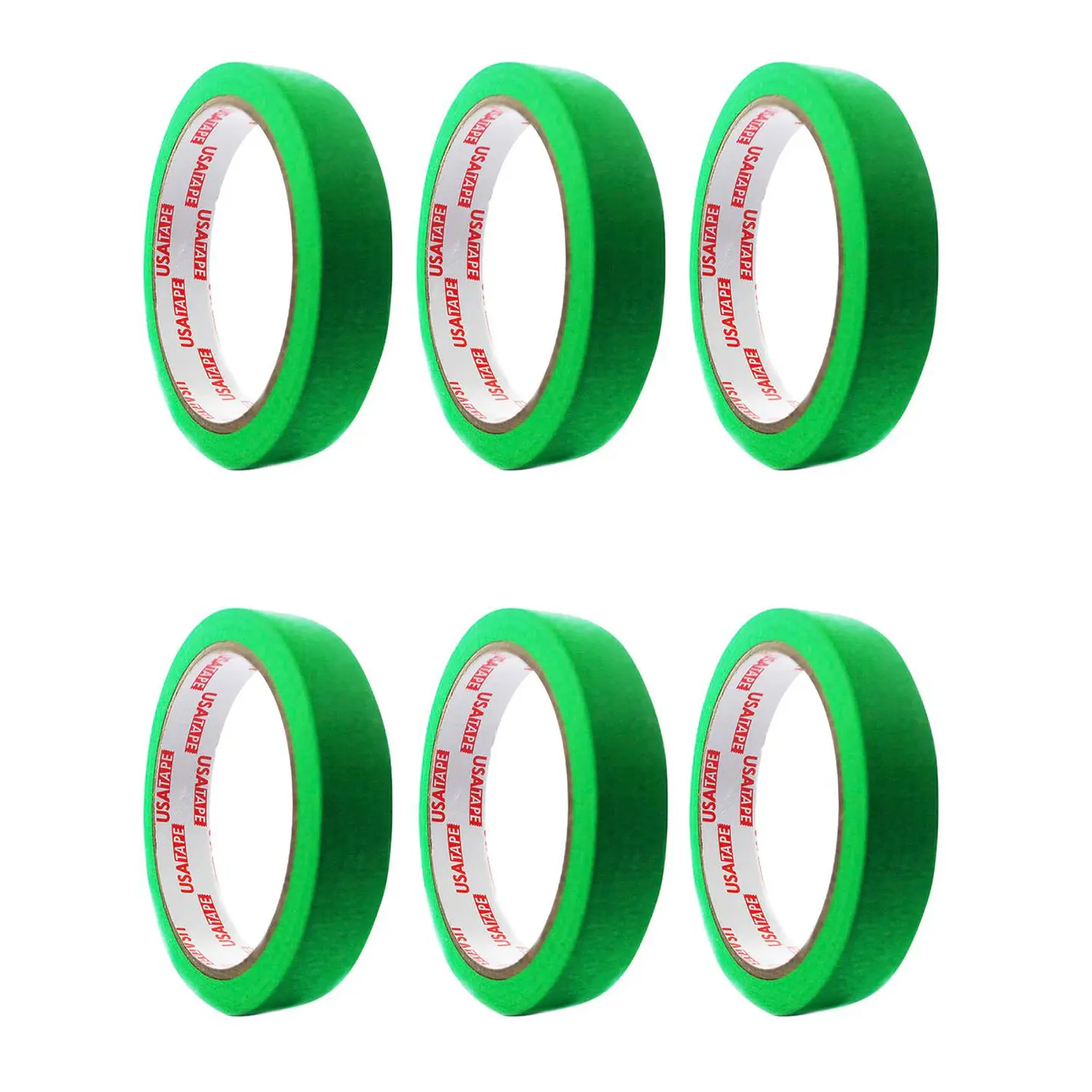 Cinta Enmascarar Masking Tape Color 18mmx20m 6 Unid 10