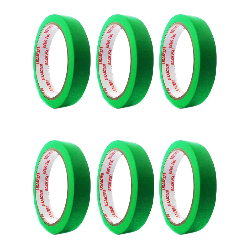 Cinta Enmascarar Masking Tape Color 18mmx20m 6 Unid 10