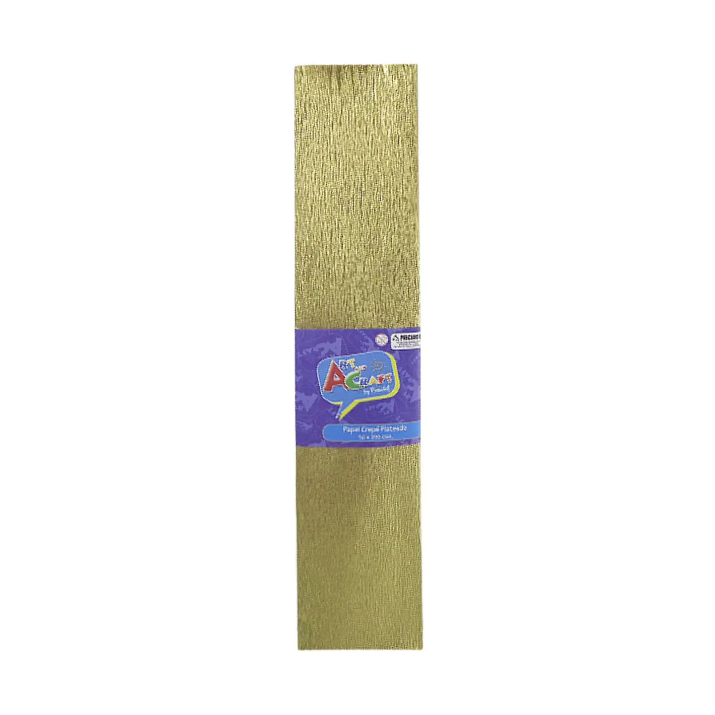 Papel Crepé Metálico 4 Pliegos De 50x200 Cms Art & Craft 1