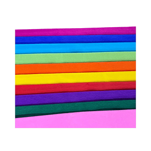 Papel Crepe 10 Pliegos De 50x200 Cm Art & Craft